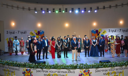 Şəki “İpək Yolu” XII Beynəlxalq Musiqi Festivalı başa çatıb