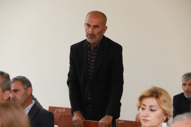Şəki Şəhər İcra Hakimiyyətinin başçısı Abbas kəndinin sakinləri ilə görüşüb