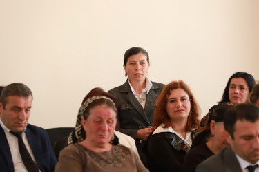 Şəki Şəhər İcra Hakimiyyətinin başçısı Elxan Usubov Baş Göynük kəndində səyyar qəbul keçirib