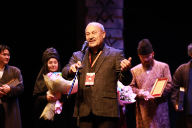 V Şəki Beynəlxalq Teatr Festivalında Qazaxıstandan gələn teatr kollektivinin çıxışı olub