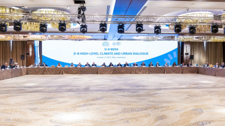 Şəki Şəhər İcra Hakimiyyətinin başçısı III Azərbaycan Milli Şəhərsalma Forumunda və onun davamı olaraq “D-8 Yüksəksəviyyəli İqlim və Şəhərsalma Dialoqu” tədbirində iştirak edib.