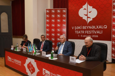 V Şəki Beynəlxalq Teatr Festivalının rəsmi açılış mərasimi olub