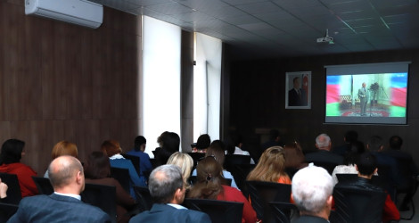 Şəkidə "Ulu Öndər Heydər Əliyev və müstəqil Azərbaycan" mövzusunda  tədbir keçirilib