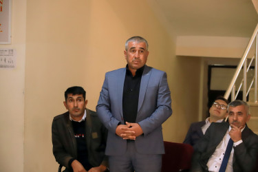 Şəki Şəhər İcra Hakimiyyətinin başçısı Elxan Usubov Dərəcənnət kəndində səyyar qəbul keçirib