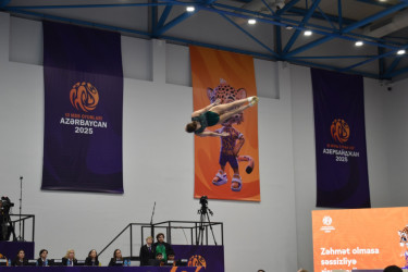 Batut gimnastikası üzrə yarışda ölkəmizi 3 qadın gimnast təmsil edir