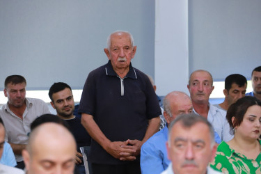Şəki Şəhər İcra Hakimiyyətinin başçısı Baltalı kəndində səyyar qəbul keçirib