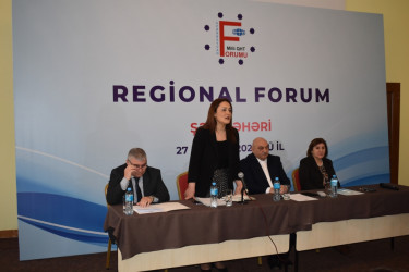 Şəkidə Milli QHT Forumunun regional forumu keçirilib
