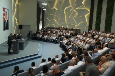 Şəkidə qəhvəyi mərmər bağacığına qarşı mübarizəyə həsr olunmuş görüş keçirilib