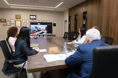 “Qardaşlaşmış Şəki və Jmerinka şəhərlərinin tarixi-memarlıq irsinin öyrənilməsi” mövzusunda videokonfrans formatında görüş keçirilib