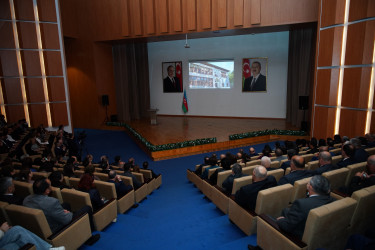 Şəkidə 18 aprel - Beynəlxalq Abidələr və Tarixi Yerlər Gününə həsr olunmuş tədbir keçirilib