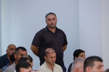 Şəki Şəhər İcra Hakimiyyətinin başçısı Baltalı kəndində səyyar qəbul keçirib