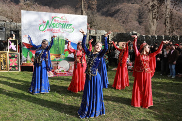 Baharın gəlişi Şəkidə yüksək bayram əhvali-ruhiyyəsi ilə qeyd olunur