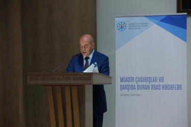 Şəkidə “Müasir çağırışlar və qarşıda duran əsas hədəflər” mövzusunda regional konfrans işə başlayıb