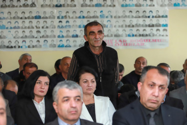 Şəki Şəhər İcra Hakimiyyətinin başçısı Elxan Usubov İkinci Biləcik kəndində səyyar qəbul keçirib