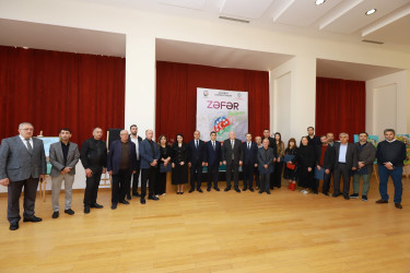 Şəkidə “Zəfər palitrası” adlı sərgi açılıb
