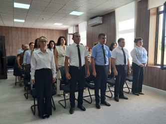 Şəkidə “Ümummilli lider Heydər Əliyev müstəqil Azərbaycan Konstitusiyasının müəllifidir” mövzusunda toplantı keçirilib