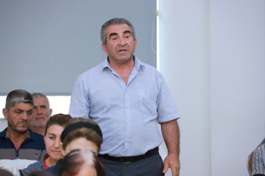 Şəki Şəhər İcra Hakimiyyətinin başçısı Baltalı kəndində səyyar qəbul keçirib