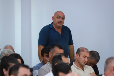 Şəki Şəhər İcra Hakimiyyətinin başçısı Baltalı kəndində səyyar qəbul keçirib