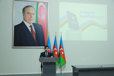 Şəkidə Azərbaycan Respublikası Konstitusiyasının  qəbulunun  30  illiyinə həsr olunmuş toplantı keçirilib