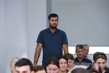 Şəki Şəhər İcra Hakimiyyətinin başçısı Baltalı kəndində səyyar qəbul keçirib