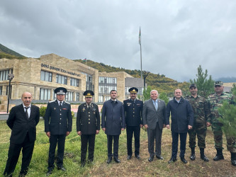 Şəkidə Vətən Müharibəsi şəhidlərinin xatirəsinə həsr olunmuş rəsmi anım tədbiri keçirilib