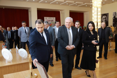 Şəkidə “Zəfər palitrası” adlı sərgi açılıb