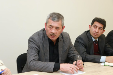Şəki rayon üzrə məşğulluğa kömək göstərən əlaqələndirmə komitəsinin iclası keçirilib