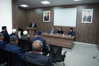 Şəkidə din xadimləri ilə görüş keçirilib