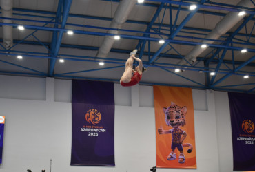 Batut gimnastikası üzrə yarışda ölkəmizi 3 qadın gimnast təmsil edir