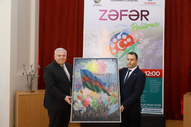 Şəkidə “Zəfər palitrası” adlı sərgi açılıb