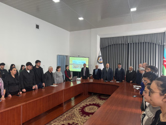 Şəkidə “Azərbaycanda şəhərsalma və memarlıq ənənələrinin tarixi: ilk Azərbaycan şəhərləri” mövzusunda elmi konfrans keçirilib