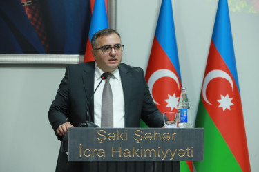 Şəkidə “Azərbaycan Respublikasında kənd təsərrüfatı, balıqçılıq və akvakultura məhsullarının istehsalı və emalı sahələrinin inkişafına dair 2026–2030-cu illər üçün Dövlət Proqramı”ndan irəli gələn məsələlərlə bağlı müşavirə keçirilib