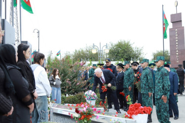 27 sentyabr - Anım Gününun beşinci ildönümü ilə bağlı Şəkidə Vətən müharibəsi şəhidlərinin xatirəsi yad edilib və ağacəkmə aksiyası təşkil olunub