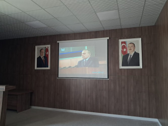 Şəkidə “Ümummilli lider Heydər Əliyev müstəqil Azərbaycan Konstitusiyasının müəllifidir” mövzusunda toplantı keçirilib