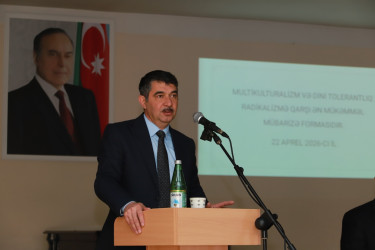 Şəkidə "Multikulturalizm və dini tolerantlıq radikalizmə qarşı ən yaxşı mübarizə formasıdır" mövzusunda maarifləndirici tədbir keçirilib