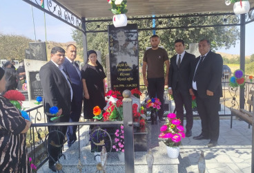 Şəkidə antiterror əməliyyatı zamanı şəhid olanların xatirəsi anılıb