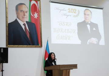 Ulu Öndər Heydər Əliyevin anadan olmasının 102-ci ildönümü münasibətilə "Əsrə bərabər ömür" adlı tədbir keçirilib.