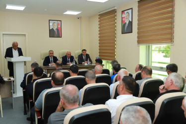 Şəkidə Su Təsərrüfatı və Meliorasiya İşçilərinin peşə bayramı qeyd olunub