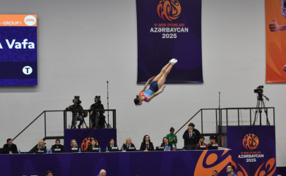 Batut gimnastikası üzrə yarışda ölkəmizi 3 qadın gimnast təmsil edir