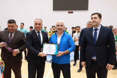 Şəkidə Ümummilli lider Heydər Əliyevin əziz xatirəsinə həsr olunan futzal üzrə “Şəki kuboku -2026” turniri başa çatıb