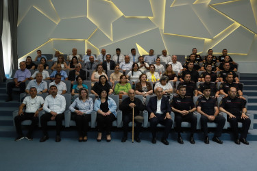Şəki rayon Ağsaqqallar Şurasının sədri, polis veteranı Vaqif Əhmədovun 75 illik yubileyi qeyd olunub