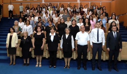 Şəkidə şəhid Rahib Hacı-İsmayılovun doğum günü münasibətilə tədbir keçirilib