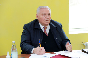 Şəki Şəhər İcra Hakimiyyətinin başçısı Elxan Usubov Vərəzət kəndində səyyar qəbul keçirib