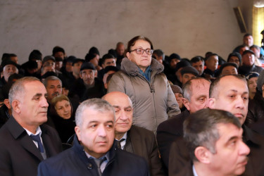 Şəki Şəhər İcra Hakimiyyətinin başçısı Elxan Usubov Qayabaşı kəndində səyyar qəbul keçirib