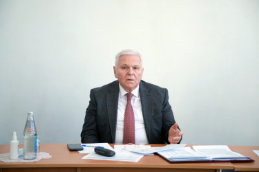 Şəki Şəhər İcra Hakimiyyətinin başçısı Elxan Usubov Əliyar kəndində səyyar qəbul keçirib