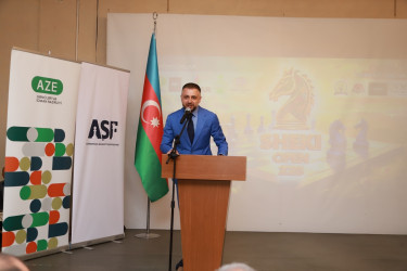 “Sheki Open 2026” beynəlxalq şahmat turnirinin açılış mərasimi keçirilib