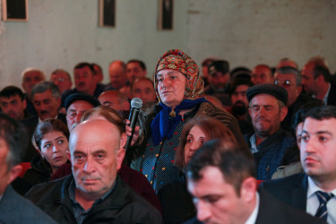 Şəki Şəhər İcra Hakimiyyətinin başçısı Qayabaşı kəndində səyyar qəbul keçirib