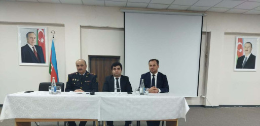 Şəkidə fəaliyyət göstərən təhsil müəssisələrinin rəhbərləri ilə “Şagird təhlükəsizliyi və sağlam məktəb mühiti” mövzusunda görüş keçirilib