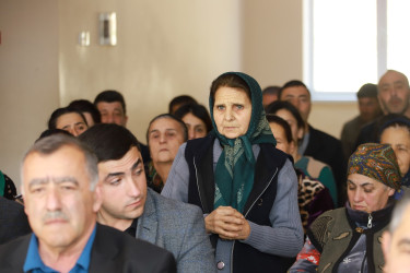 Şəki Şəhər İcra Hakimiyyətinin başçısı Elxan Usubov Baş Şabalıd kəndində səyyar qəbul keçirib