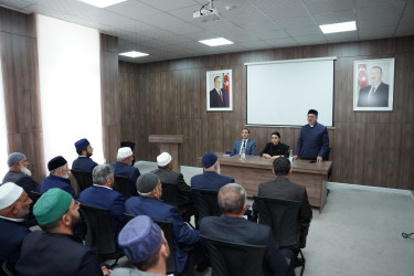 Şəkidə din xadimləri ilə görüş keçirilib